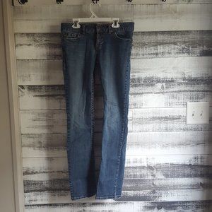 Aeropostale Straight-Leg Denim Blue Jeans
